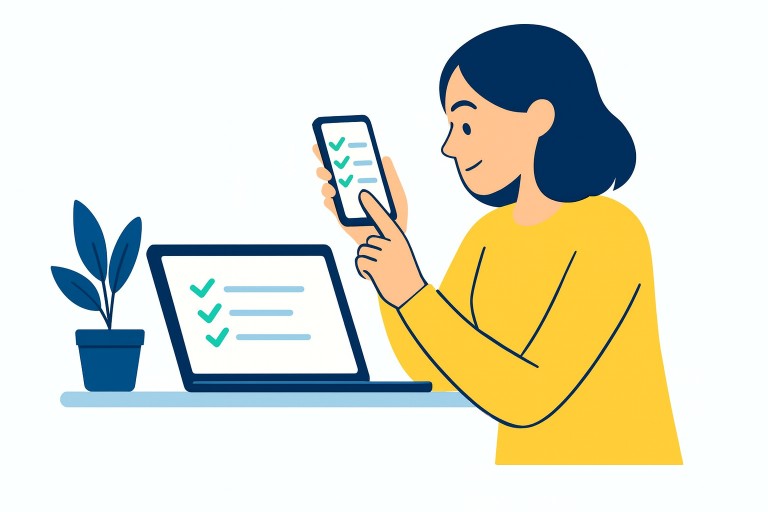 Checklist illustration