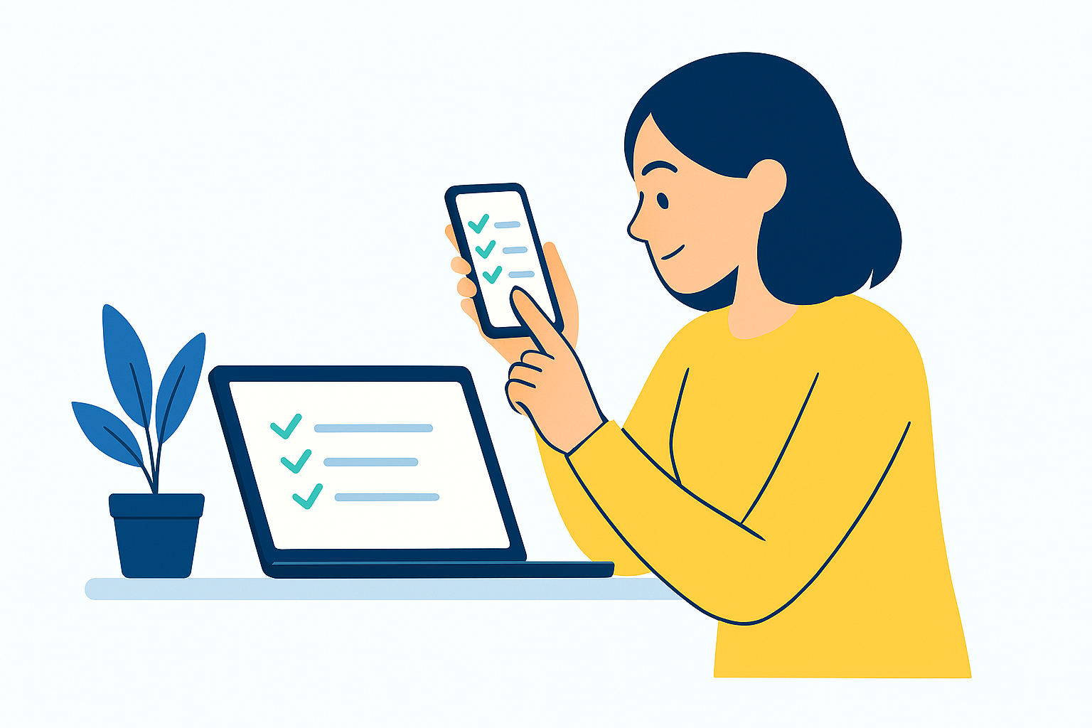 Checklist illustration